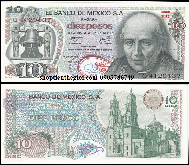 Mexico 10 Pesos 2012 UNC